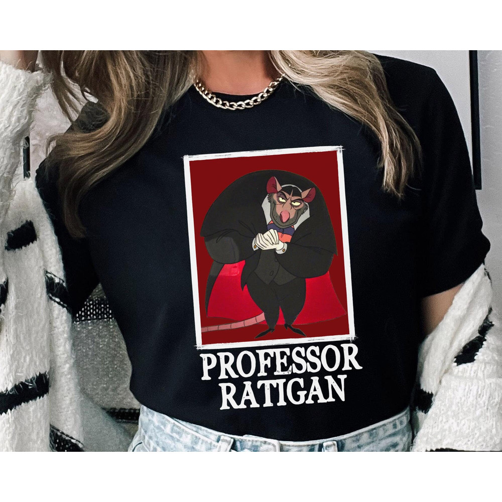 Disney Villains Professor Ratigan Shirt The Great Mouse Detective T-shirt Disney Birthday Hollywood Studios Tee Disneyland 2023 Trip - 3.jpg