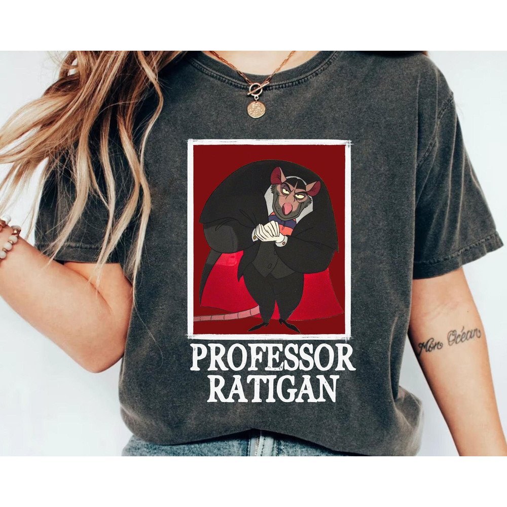 Disney Villains Professor Ratigan Shirt The Great Mouse Detective T-shirt Disney Birthday Hollywood Studios Tee Disneyland 2023 Trip - 4.jpg