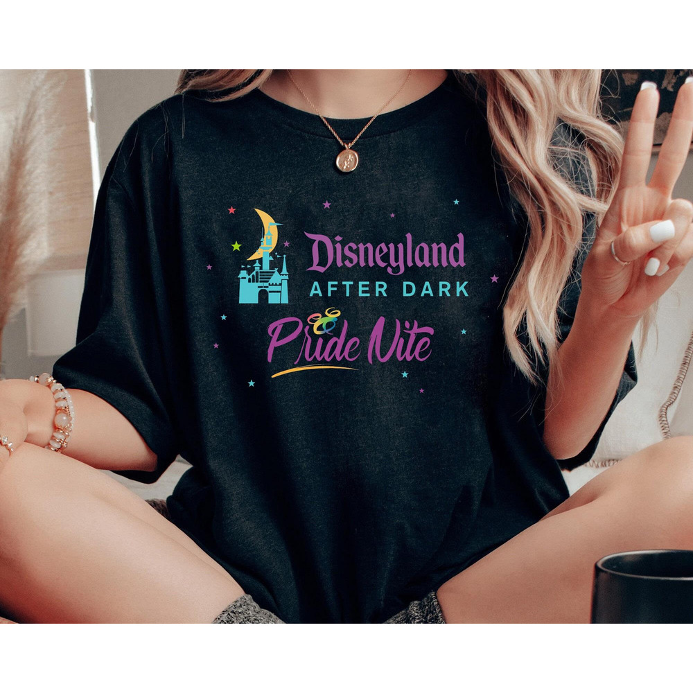 Disneyland After Dark Pride Nite T-shirt Mickey Mouse Head Lgbt Shirt Disney Pride T-shirt Disney Gay Lesbian Rainbow Disney Tee - 3.jpg