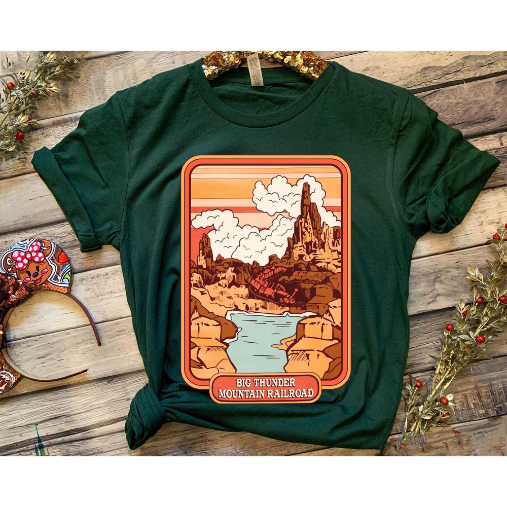 Disneyland Big Thunder Mountain Railroad Shirt Disney Birthday Magic Kingdom Park Walt Disney World Disneyland Trip Outfits - 4.jpg