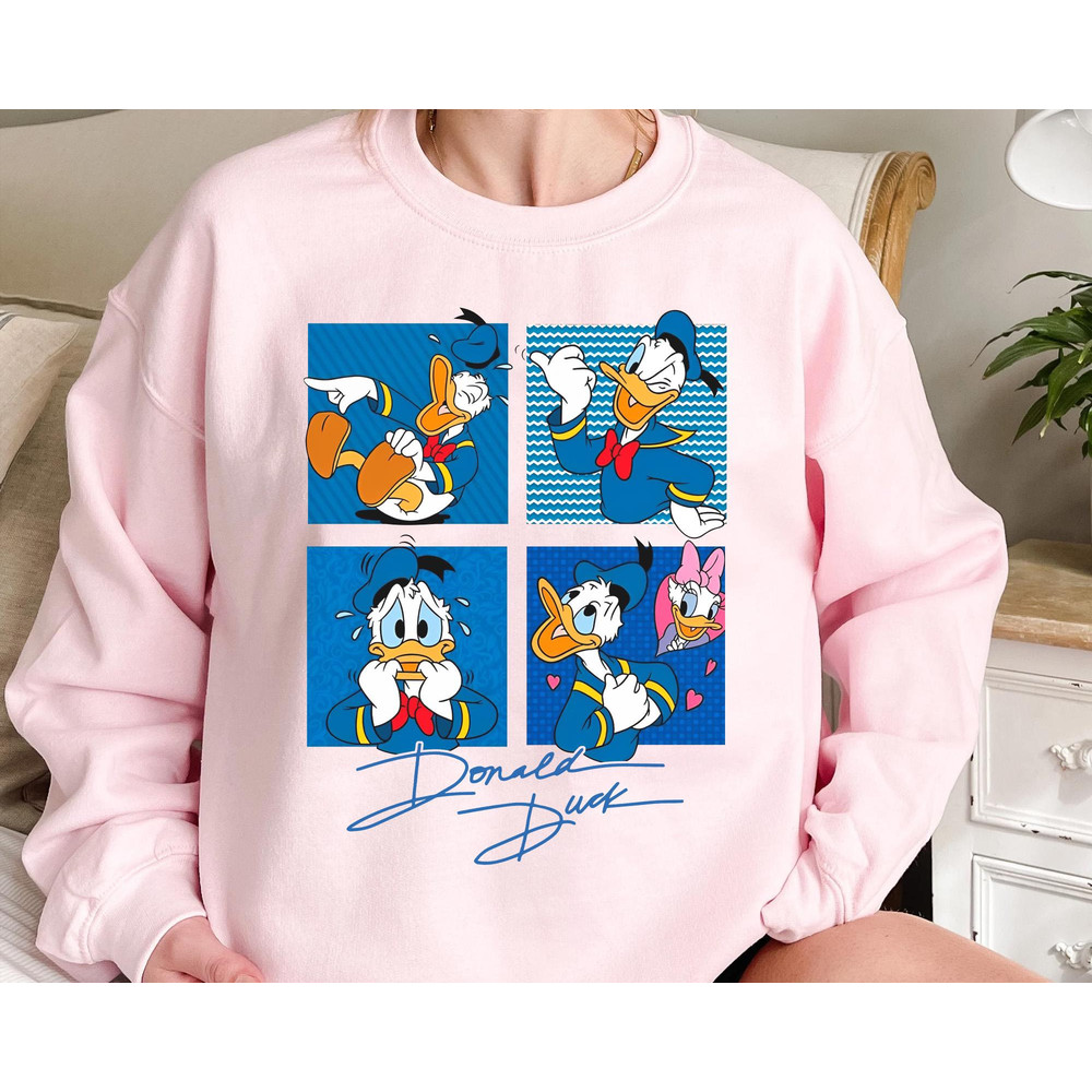 Donald Duck with Signature Shirt Mickey and Friends T-shirt Walt Disney World Disneyland Family Vacation Trip Magic Kingdom - 2.jpg