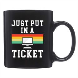 tech support mug, tech support gift, tech support mugs, technology mug, it tech gift, funny tech mug, computer geek mug