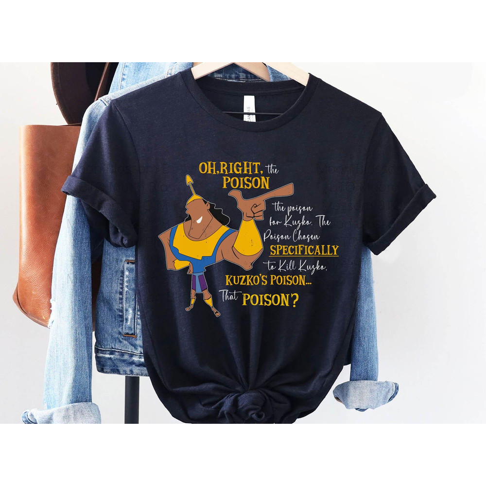 Emperor's New Groove Kronk Kuzco Poison Shirt  Disney Characters Tee  Walt Disney World  Disneyland Trip Outfits  Magic Kingdom - 1.jpg