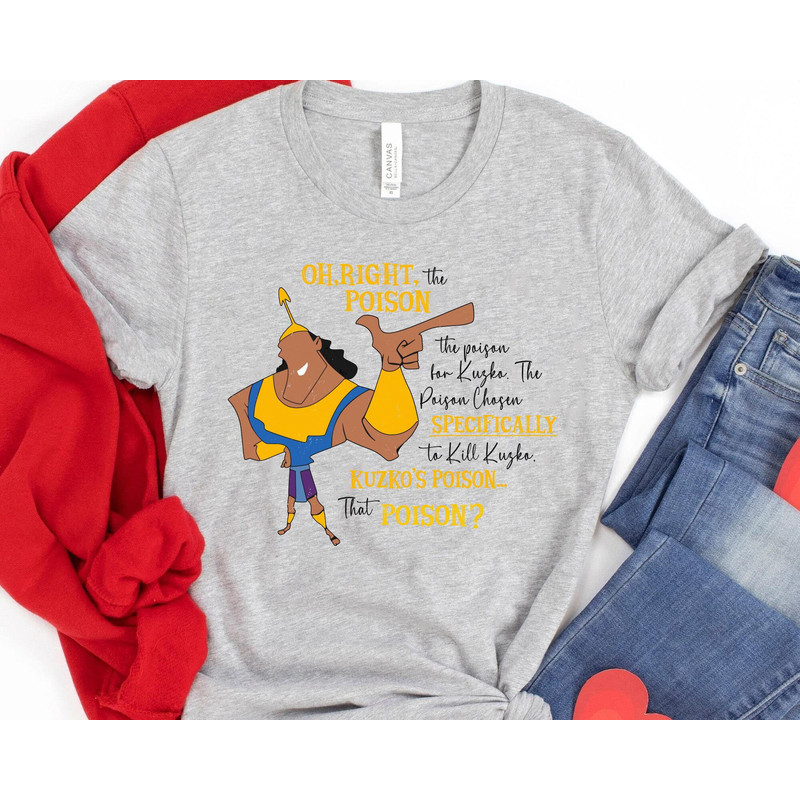 Emperor's New Groove Kronk Kuzco Poison Shirt  Disney Characters Tee  Walt Disney World  Disneyland Trip Outfits  Magic Kingdom - 3.jpg
