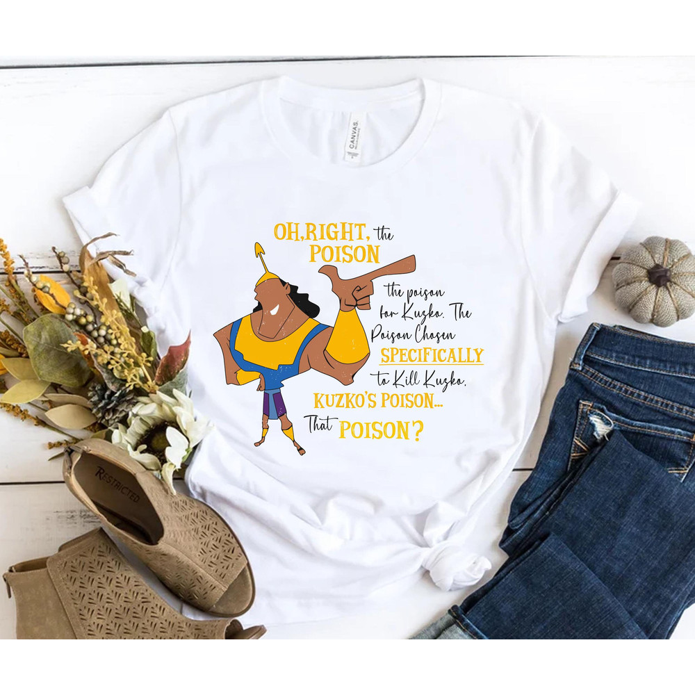 Emperor's New Groove Kronk Kuzco Poison Shirt  Disney Characters Tee  Walt Disney World  Disneyland Trip Outfits  Magic Kingdom - 4.jpg