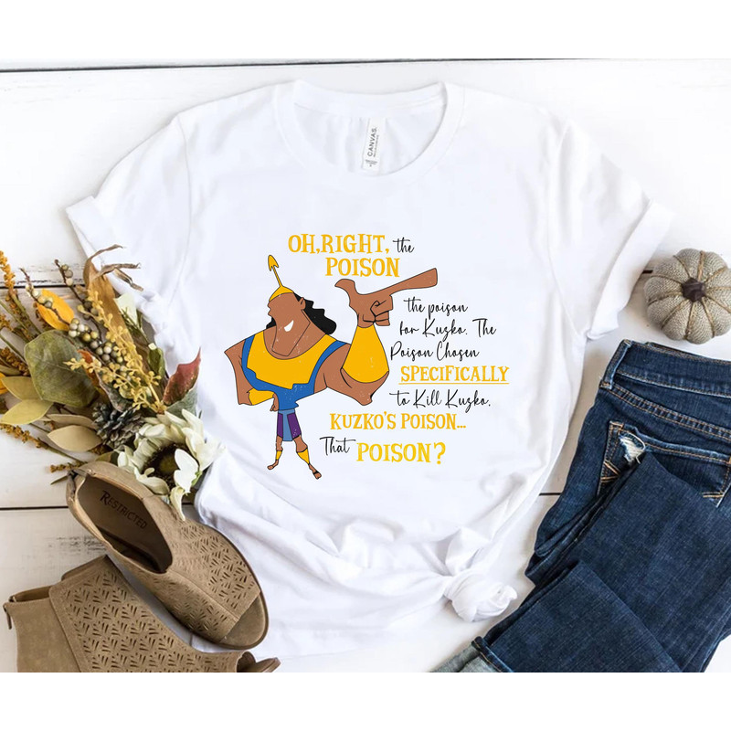 Emperor's New Groove Kronk Kuzco Poison Shirt  Disney Characters Tee  Walt Disney World  Disneyland Trip Outfits  Magic Kingdom - 4.jpg