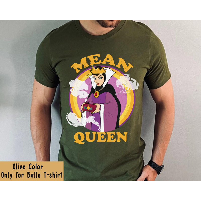 Evil Queen Snow White And The Seven Dwarfs Mean Queen Shirt  Disney Villains Tee  Disney Birthday  Walt Disney World  Disneyland Trip - 1.jpg