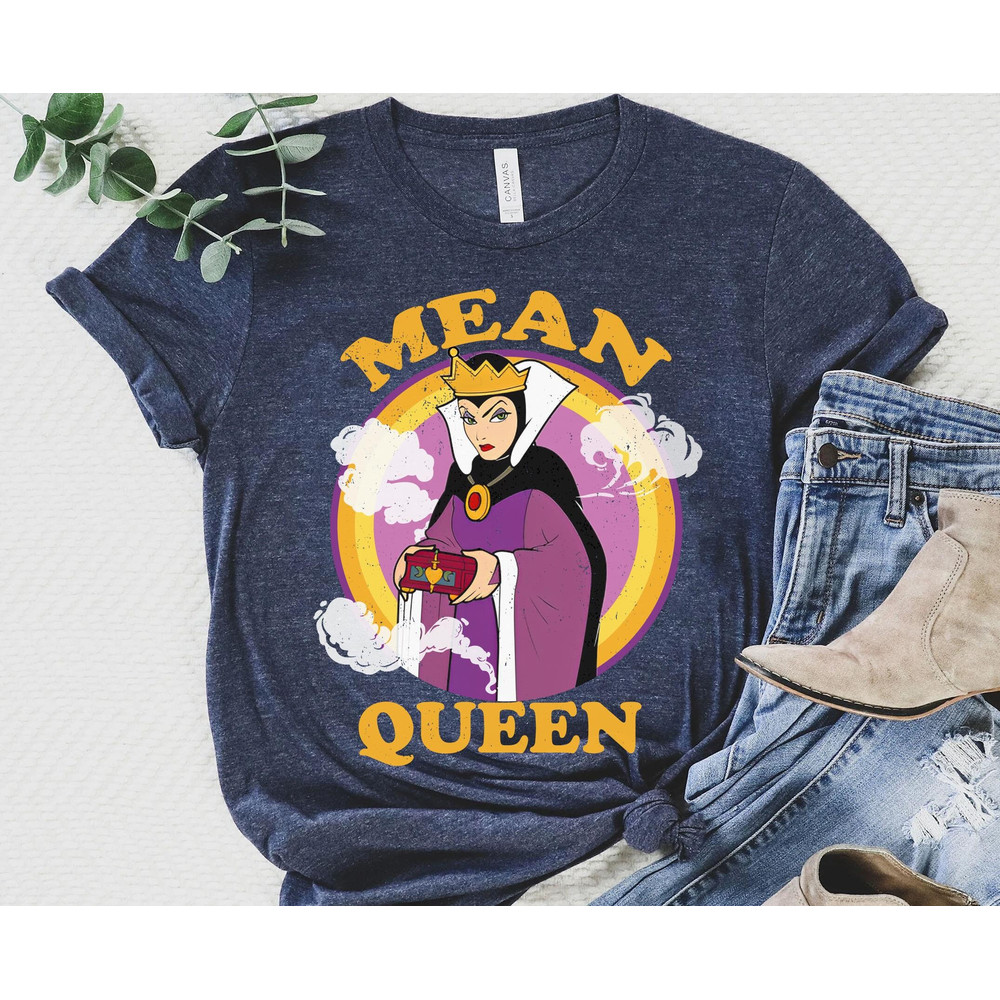 Evil Queen Snow White And The Seven Dwarfs Mean Queen Shirt  Disney Villains Tee  Disney Birthday  Walt Disney World  Disneyland Trip - 4.jpg