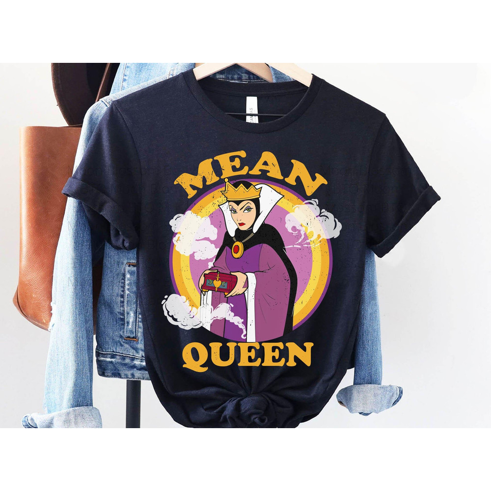Evil Queen Snow White And The Seven Dwarfs Mean Queen Shirt  Disney Villains Tee  Disney Birthday  Walt Disney World  Disneyland Trip - 5.jpg