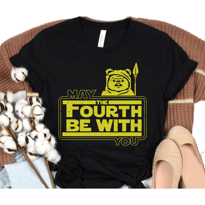 Ewok May The Fourth Be With You Shirt  Star Wars The Moon of Endor T-shirt  Star Wars Day 2023  Galaxy's Edge  Walt Disney World Trip - 3.jpg