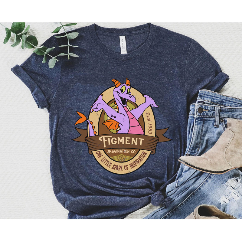 Figment Dragon Imagination Co One Little Spark Shirt  Epcot Park Tee  Walt Disney World T-shirt  Disneyland Family Trip  Magic Kingdom - 5.jpg