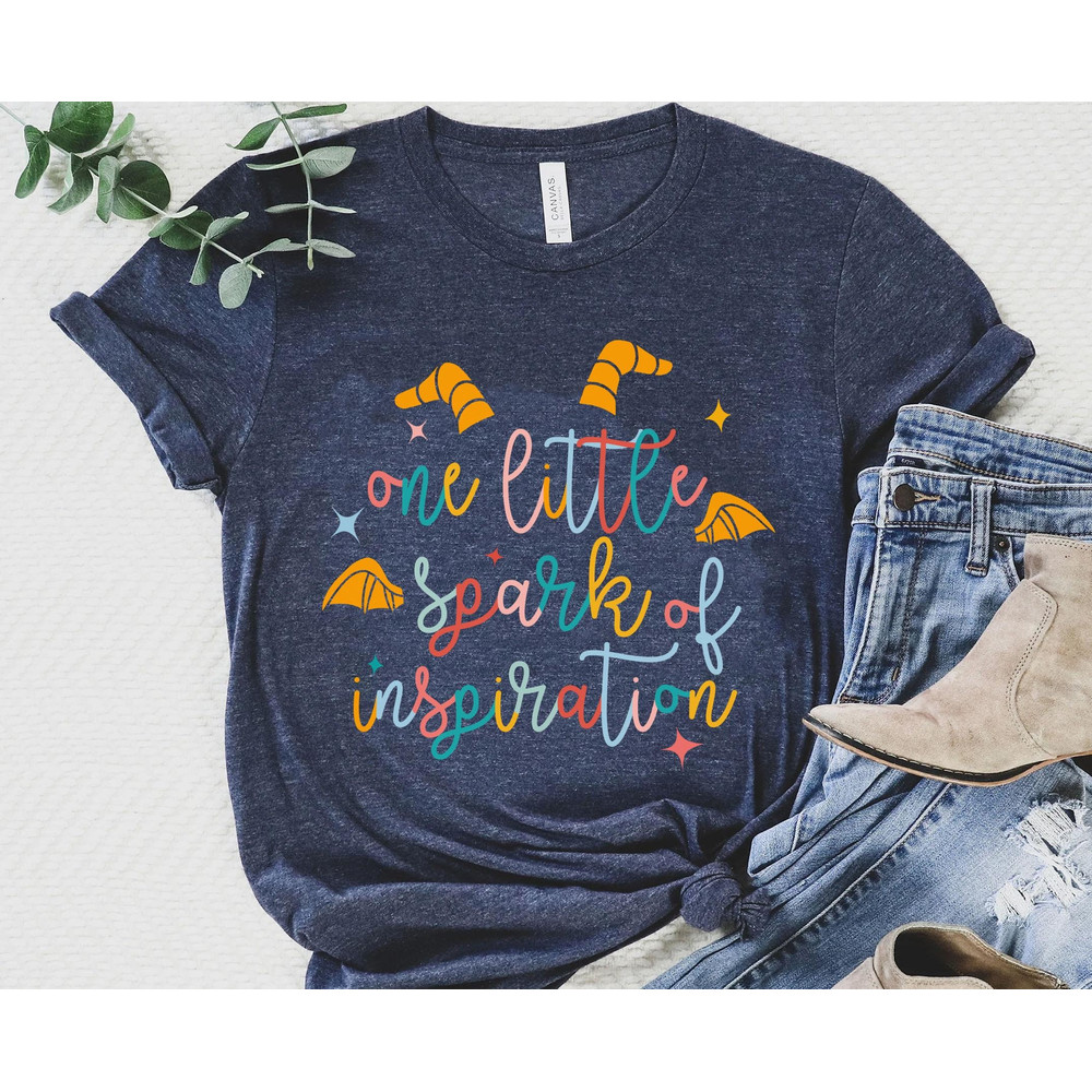Figment Dragon One Little Spark Shirt  Funny Disney T-shirt  EPCOT Theme Park Shirt  Walt Disney World Outfits  Disney Park Trip - 1.jpg