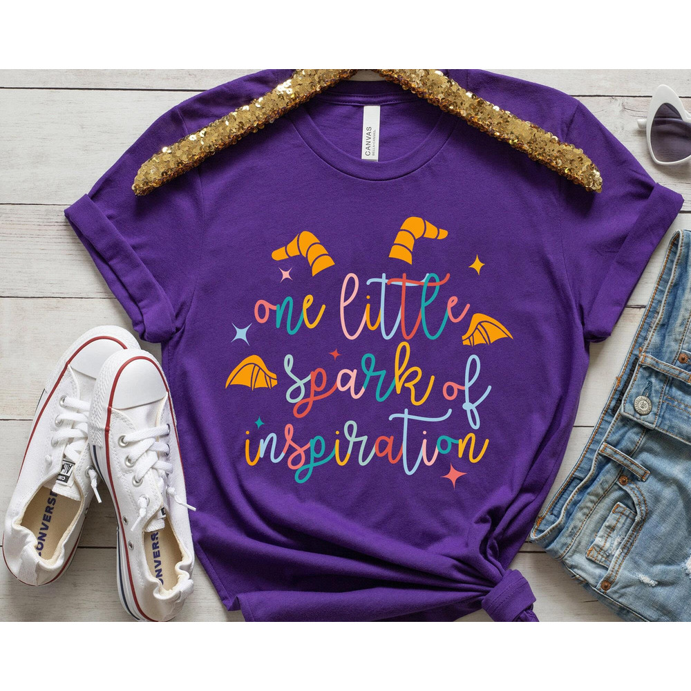 Figment Dragon One Little Spark Shirt  Funny Disney T-shirt  EPCOT Theme Park Shirt  Walt Disney World Outfits  Disney Park Trip - 3.jpg