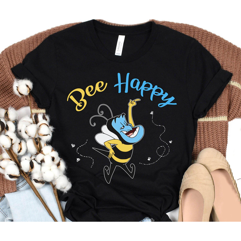 Funny Aladdin Genie Bee Happy Shirt Disney Aladdin T-shirt Walt Disney World Tee Disneyland Family Vacation Trip Magic Kingdom - 4.jpg