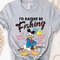 Funny Angry Donald Duck I'd Rather Be Fishing Shirt Disney Dad Fishing T-shirt Father Day Gift For Dad Fisherman Gifts Daddy And Me - 1.jpg