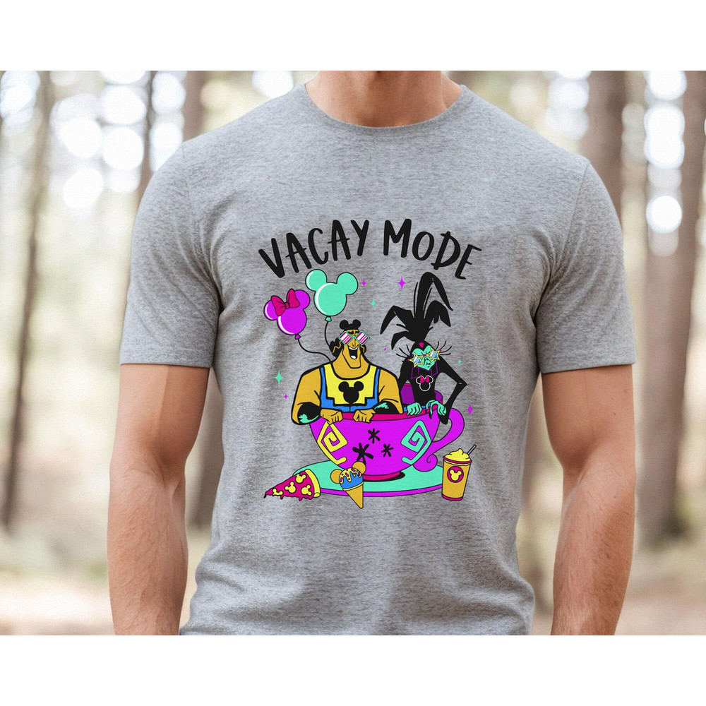 Funny Kronk And Yzma Vacay Mode Disney Shirt The Emperor's New Groove Disney T-shirt Walt Disney World Tee Disneyland 2023 Trip - 2.jpg