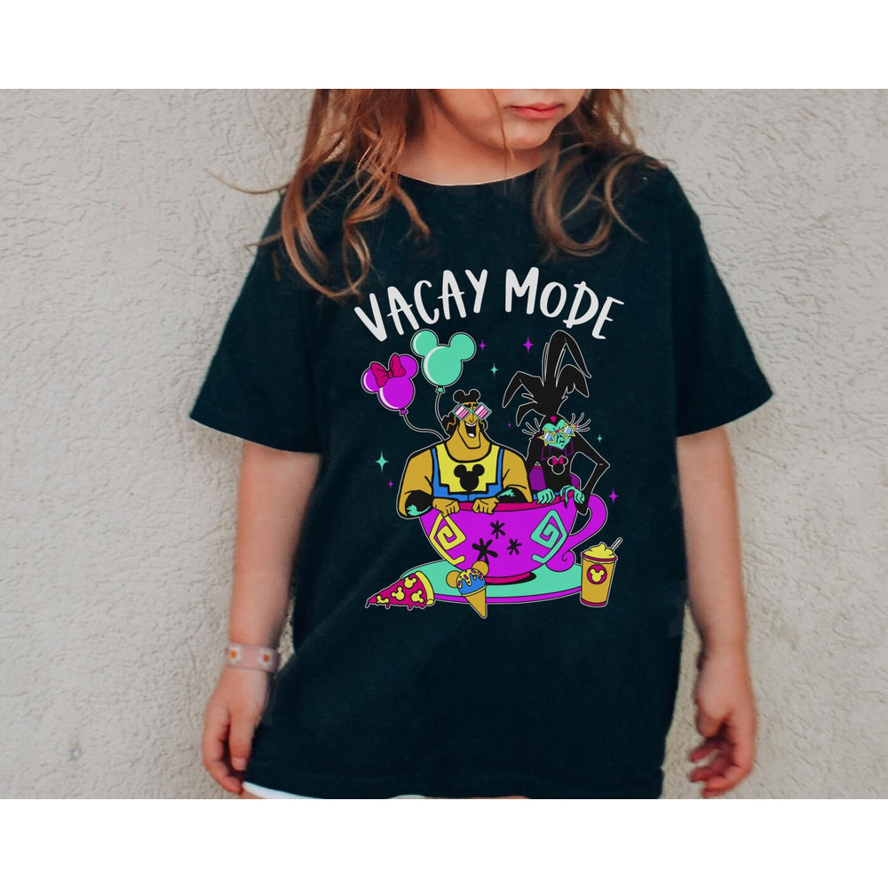 Funny Kronk And Yzma Vacay Mode Disney Shirt The Emperor's New Groove Disney T-shirt Walt Disney World Tee Disneyland 2023 Trip - 3.jpg