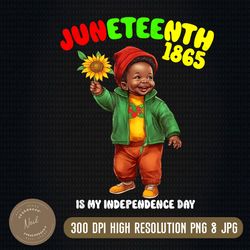 juneteenth african child boy and girl is my independence day png, png high quality, png, digital download