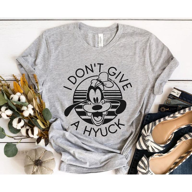 Goofy I Don't Give A Hyuck Sweatshirt Disney Retro Shirt Magic Kingdom Disneyland Trip Family Vacation Funny Holiday Gift - 4.jpg