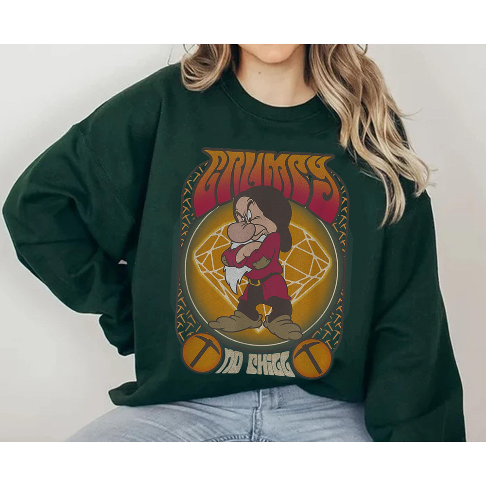 Grumpy Seventies Poster Shirt Snow White And The Seven Dwarfs T-shirt Disney Birthday Walt Disney World Disneyland 2023 Trip Outfits - 2.jpg