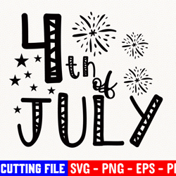 happy 4th of july svg, independence day, 4th of july svg, merica svg, digital cut file, fourth of july svg, fireworks