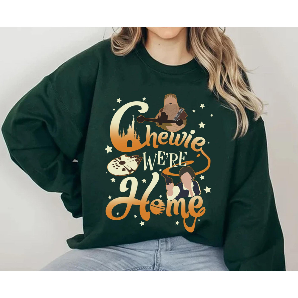 Han Solo Chewbacca Chewie We're Home Star Wars Shirt  Star Wars Celebration  May The 4th Be With You  Galaxy's Edge  Disneyland Trip - 5.jpg