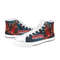 Deadpool High Canvas Shoes for Fan, Women and Men, Deadpool High Canvas Shoes, Deadpool Marvel Sneaker, Deadpool Marvel