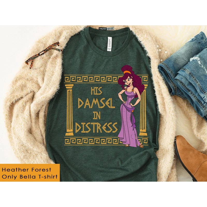 Hercules And Megara Couple Matching Shirt His Damsel In Distress Her Zero to Hero Disney Valentine's Day T-shirt Disneyland Outfit - 3.jpg