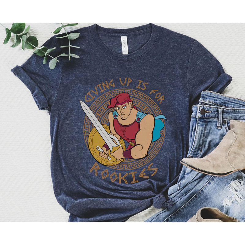 Hercules Giving Up Is For Rookies Shirt Retro Disney Hercules T-shirt Walt Disney World Disneyland 2023 Trip Disney Birthday Gift - 3.jpg