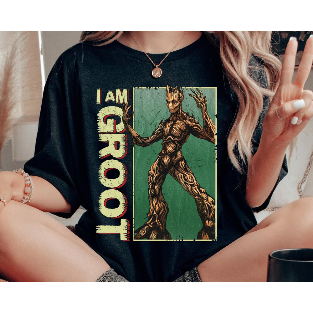 I Am Groot T-shirt  Guardians Of The Galaxy Volume 3 Shirt  Big Adult Groot  Tee  Marvel Comics Movie 2023  MCU Fan Tee  Birthday Gift - 2.jpg
