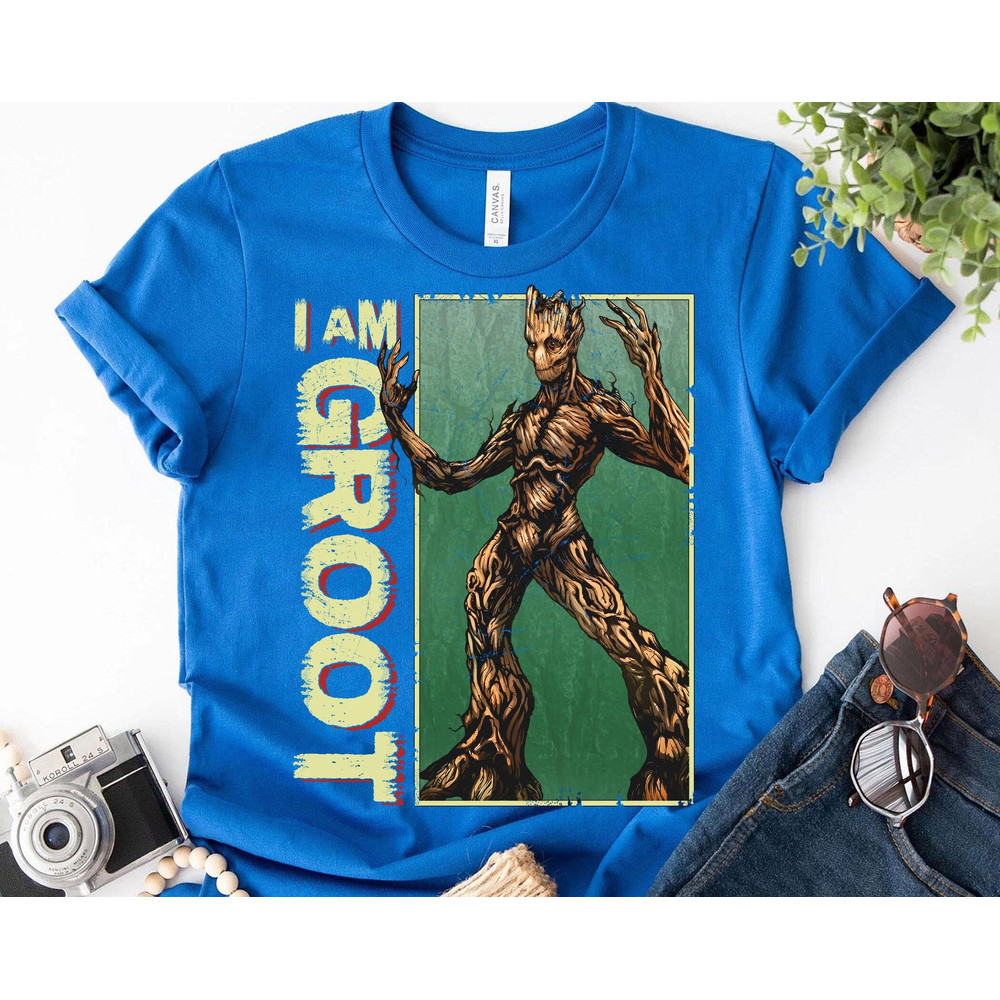 I Am Groot T-shirt  Guardians Of The Galaxy Volume 3 Shirt  Big Adult Groot  Tee  Marvel Comics Movie 2023  MCU Fan Tee  Birthday Gift - 3.jpg