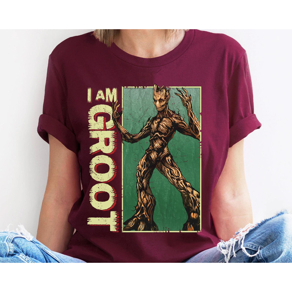 I Am Groot T-shirt  Guardians Of The Galaxy Volume 3 Shirt  Big Adult Groot  Tee  Marvel Comics Movie 2023  MCU Fan Tee  Birthday Gift - 4.jpg