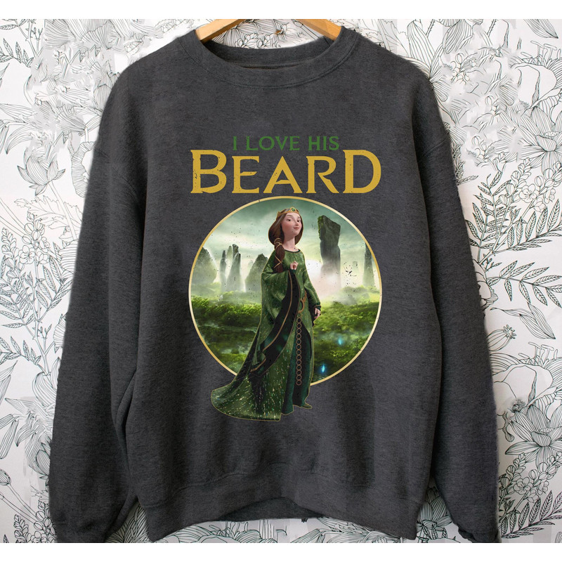 King Fergus and Queen Elinor Couple Matching Shirt  His Beard Her Brave Tee  Disney Valentine's Day T-shirt  Disneyland Outfit Trip - 4.jpg