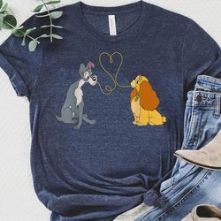 lady and the tramp bella notte shirt / disney l