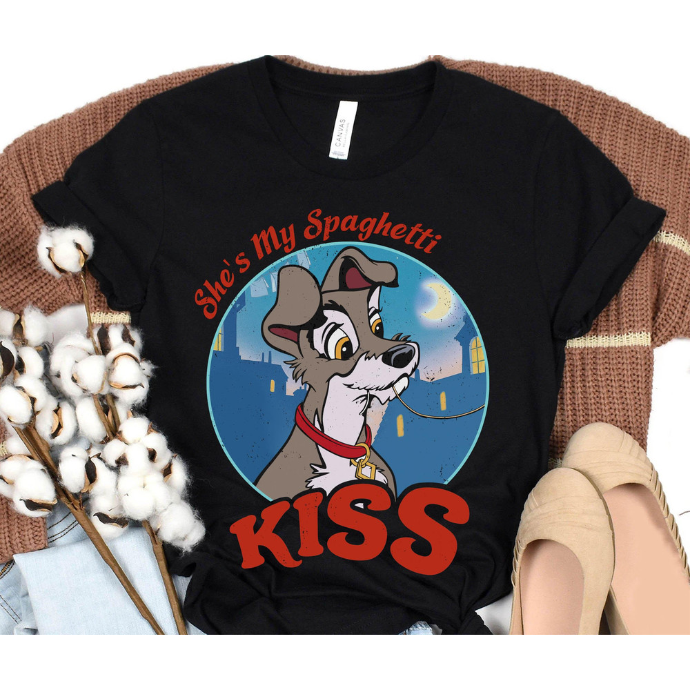 Lady and The Tramp Couple Matching Shirt  He and She Shirt  Disney Valentine's Day T-shirt  Disneyland Happy Valentine Outfit - 5.jpg