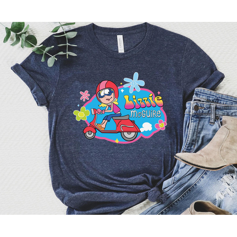 Lizzie Mcguire Flowers Disney Shirt  The Lizzie Mcguire Movie 20Th Anniversary Tee  Disney Birthday  Walt Disney World  Disneyland Trip - 2.jpg