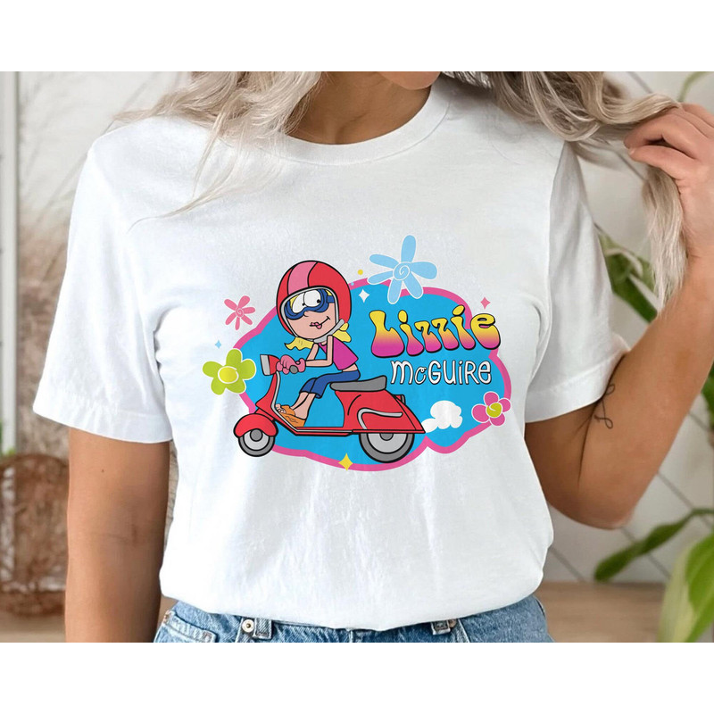 Lizzie Mcguire Flowers Disney Shirt  The Lizzie Mcguire Movie 20Th Anniversary Tee  Disney Birthday  Walt Disney World  Disneyland Trip - 3.jpg