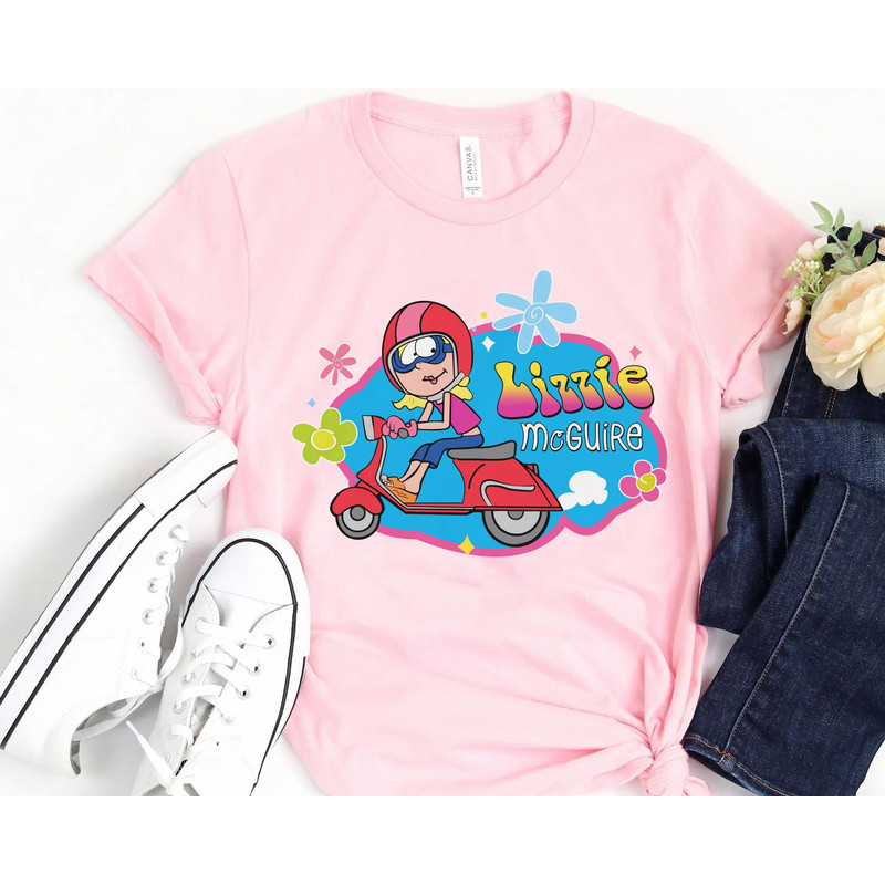 Lizzie Mcguire Flowers Disney Shirt  The Lizzie Mcguire Movie 20Th Anniversary Tee  Disney Birthday  Walt Disney World  Disneyland Trip - 4.jpg