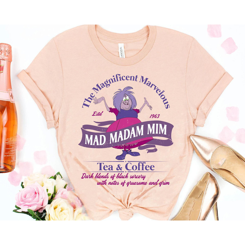 Mad Madam Mim Tea & Coffee Shirt Sword In The Stone Walt Disney World T-shirt Disneyland Family Trip Magic Kingdom Disney Villains - 2.jpg
