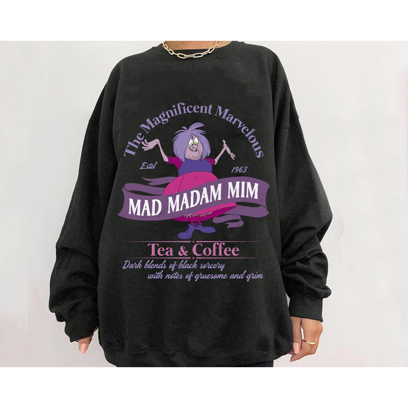 Mad Madam Mim Tea & Coffee Shirt Sword In The Stone Walt Disney World T-shirt Disneyland Family Trip Magic Kingdom Disney Villains - 5.jpg