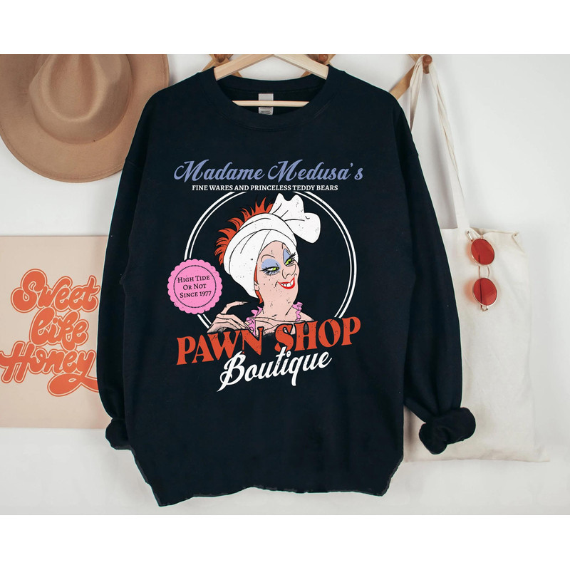 Madame Medusa The Rescuers Villain’s Pawn Shop Shirt Walt Disney World T-shirt Disneyland Family Trip Magic Kingdom Disney Villains - 4.jpg