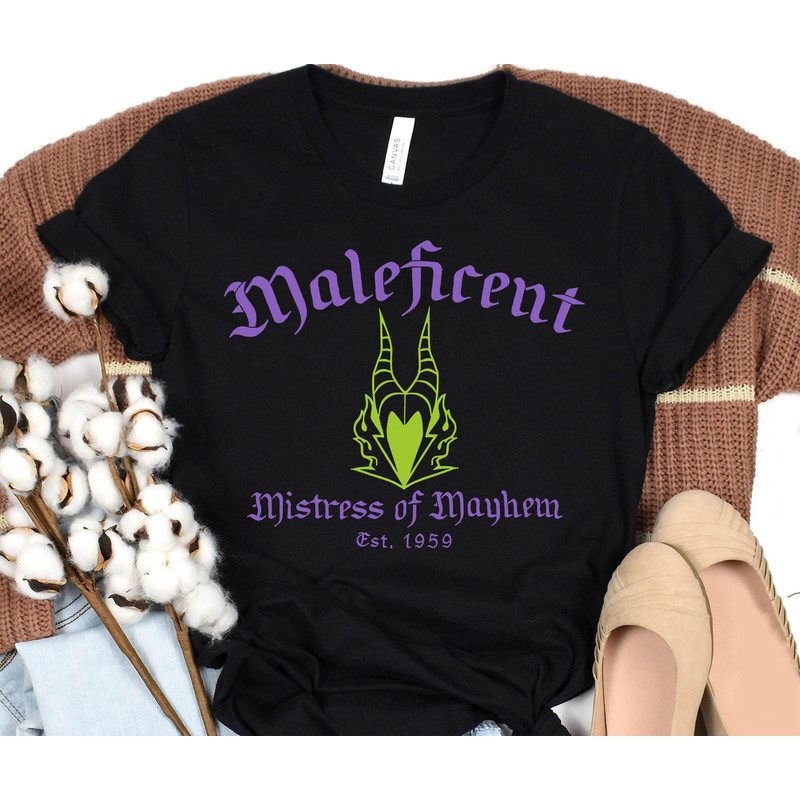 Maleficent Sleeping Beauty Shirt Disney Villains Tee Walt Disney World T-shirt Disneyland Family Vacation Trip Magic Kingdom - 1.jpg