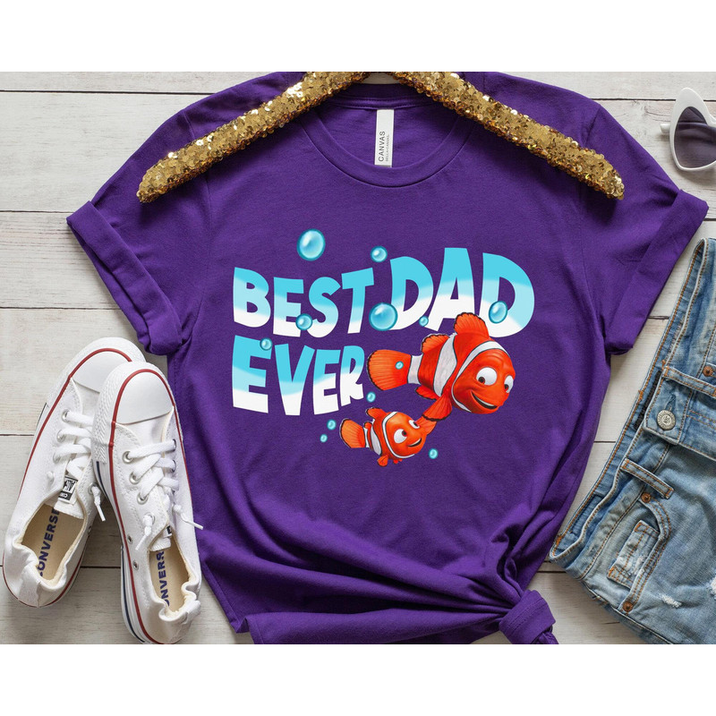 Marlin and Nemo Best Dad Ever Shirt  Finding Nemo Disney Dad T-shirt  Father and Son  Father's Day Gift Ideas  Disneyland Trip Outfits - 3.jpg