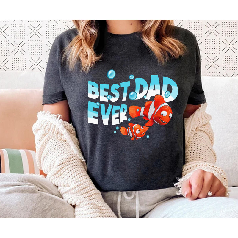 Marlin and Nemo Best Dad Ever Shirt  Finding Nemo Disney Dad T-shirt  Father and Son  Father's Day Gift Ideas  Disneyland Trip Outfits - 4.jpg