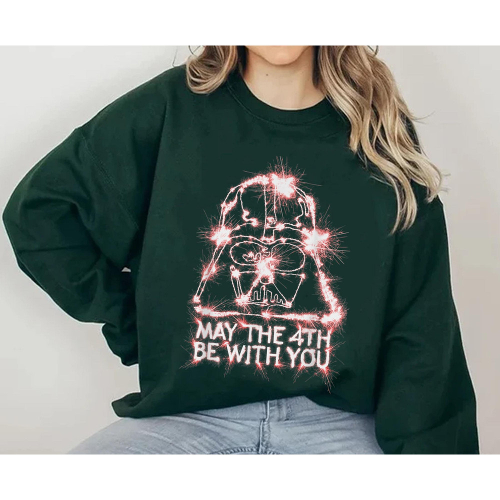 May The 4Th Be With You Darth Vader Sparkler Shirt May The Fourth Star Wars Day Galaxy's Edge Star Wars Fan Walt Disney World - 4.jpg
