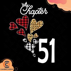 chapter 51 happy birthday svg, birthday svg, chapt