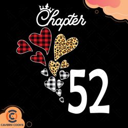chapter 52 happy birthday svg, birthday svg, chapt