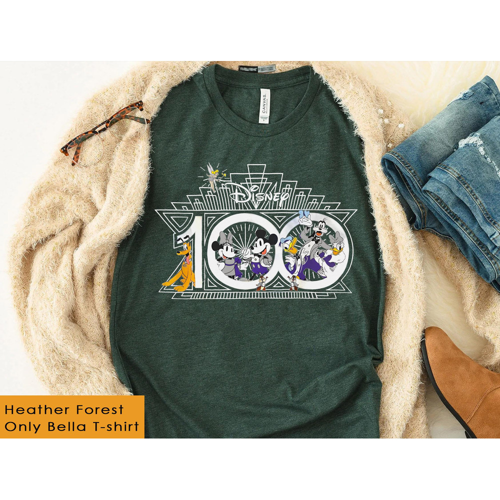 Mickey and Friends Disney 100 Years Of Wonder Shirt Walt Disney T-shirt Disneyland 2023 Trip 100th Anniversary Disney 100 Outfits - 5.jpg