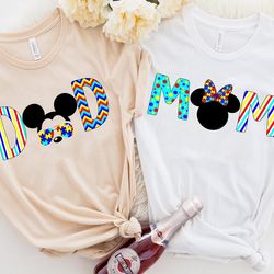 mickey and minnie autism mom dad shirt / disney