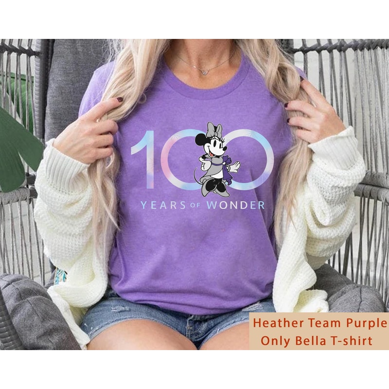Mickey and Minnie Disney100 Couple Matching Shirt Disney 100 Years Of Wonder Tee Disneyland 100th Anniversary Shirt Disney Park Tee - 5.jpg